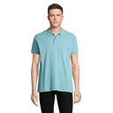 PLANET MEN polo 170g - Pool Blue