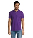 PRIME Męskie polo 200g S00571-DA - Dark Purple