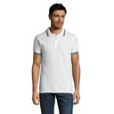 PASADENA MESKA POLO S00577-NW - Bialy/Navy