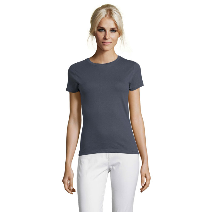 REGENT Damski T-Shirt 150g S01825-MU - Mysi Szary