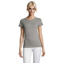 REGENT Damski T-Shirt 150g S01825-GM - Szary Melanz