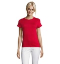 REGENT Damski T-Shirt 150g S01825-RD - Czerwony