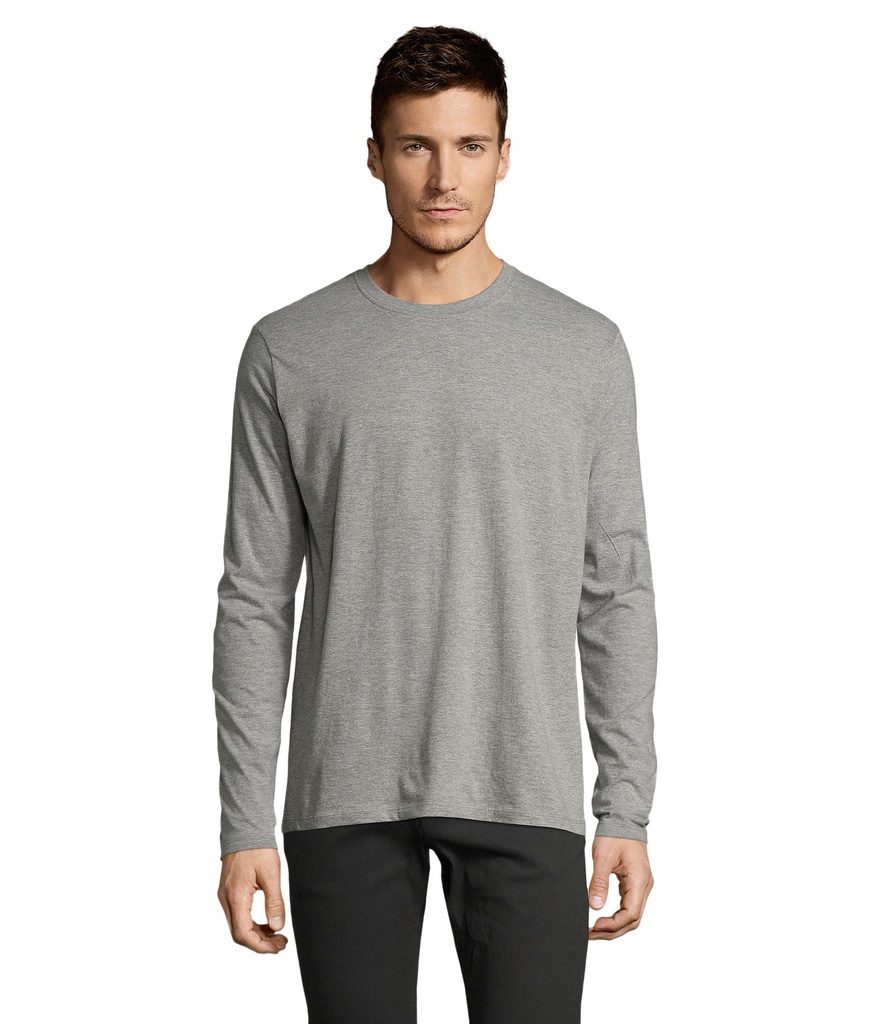 IMPERIAL LSL MEN t-shirt 19 S02074-GM - Szary Melanz