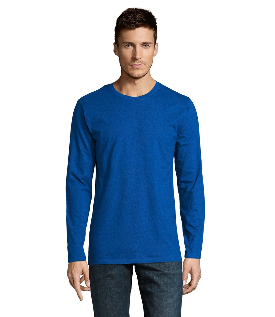 IMPERIAL LSL MEN t-shirt 19 S02074-RB - Niebieski