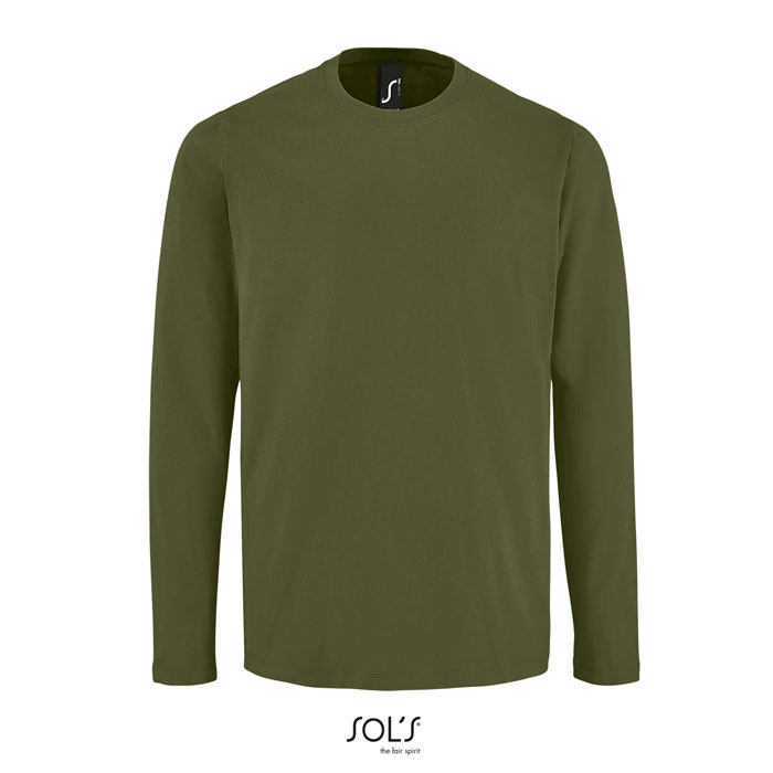 IMPERIAL LSL MEN t-shirt 19 S02074-DK - Dark Khaki