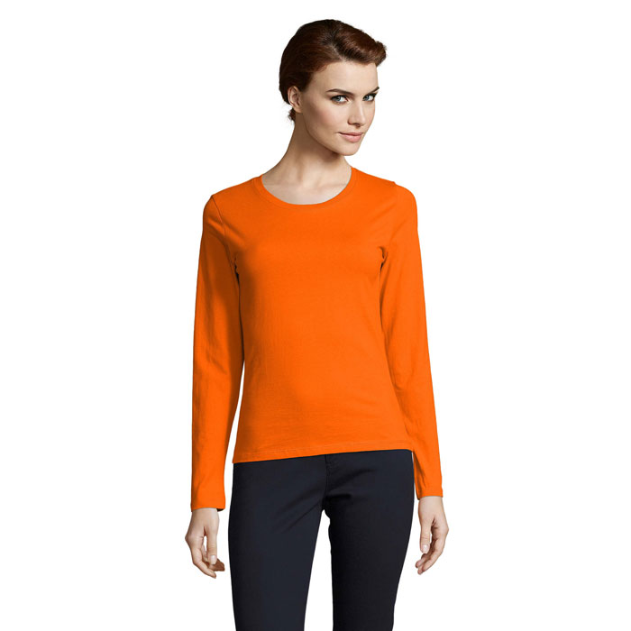 IMPERIAL LSL DAMSKA T-SHIRT S02075-OR - Pomaranczowy