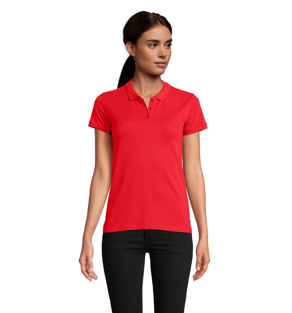 PLANET WOMEN polo 170g S03575-RD - Czerwony