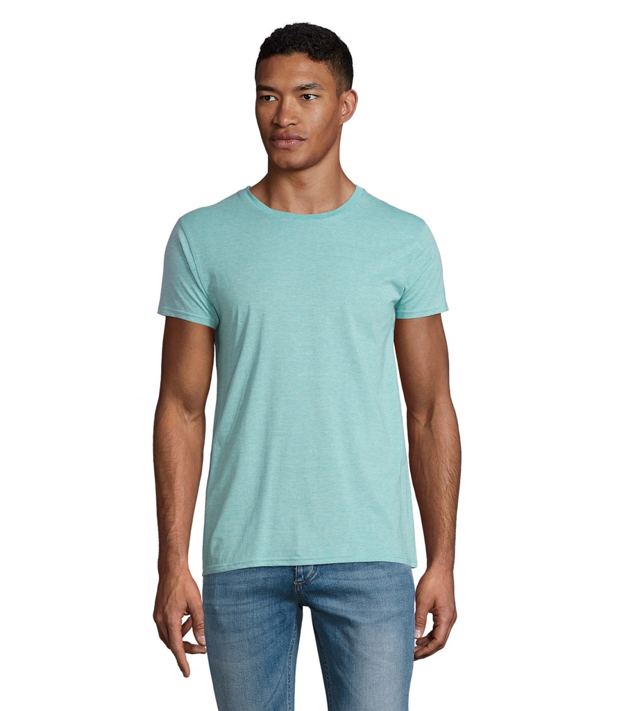 CRUSADER Koszulka meska 150 S03582-EJ - Heather Light Green
