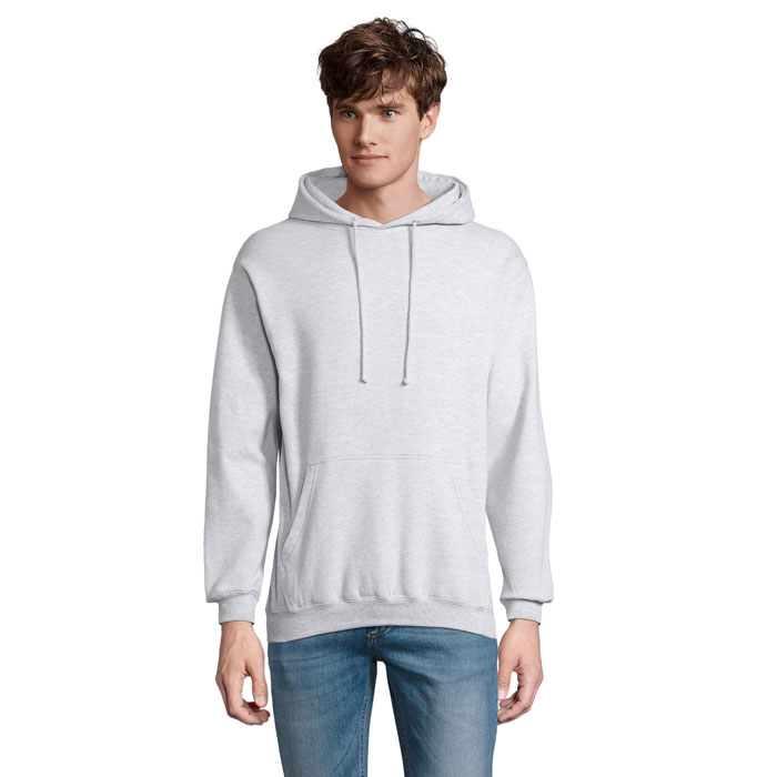 CONDOR Uni Bluza z kapturem S03815-GY - Szary Melanz 2