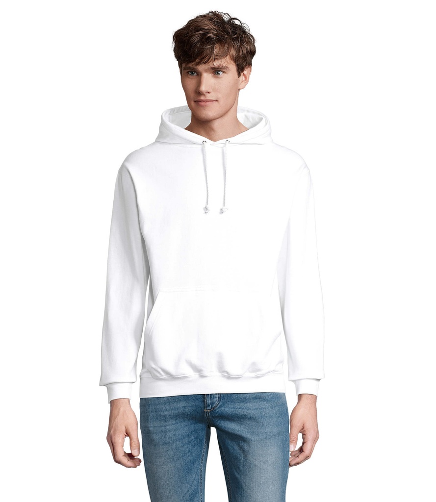 CONDOR Uni Bluza z kapturem S03815-WH - Bialy