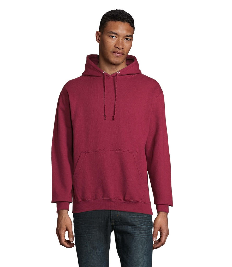 CONDOR Uni Bluza z kapturem S03815-BG - Burgundy