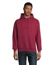 CONDOR Uni Bluza z kapturem S03815-BG - Burgundy