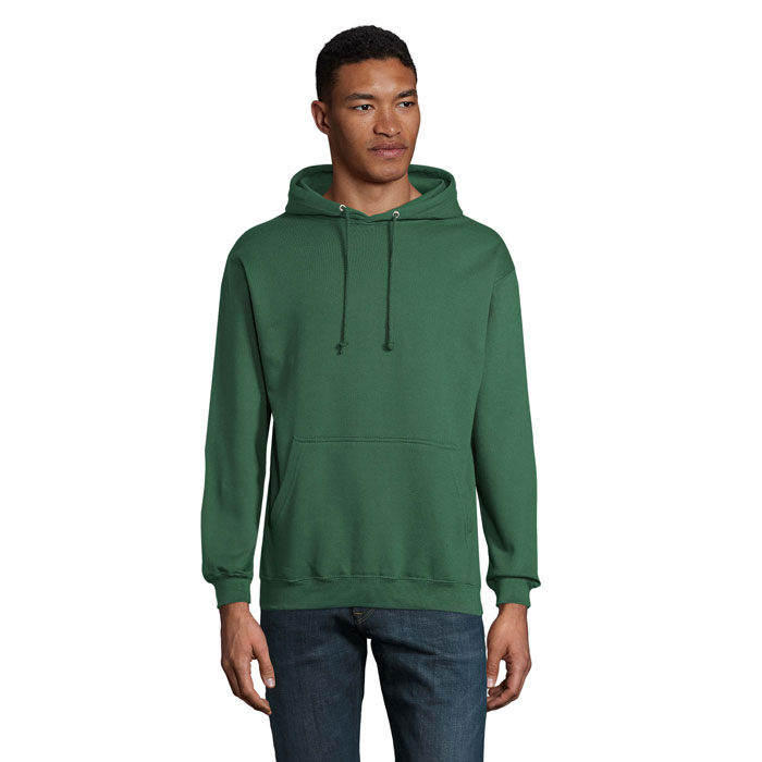 CONDOR Uni Bluza z kapturem S03815-BO - Ciemno-Zielony