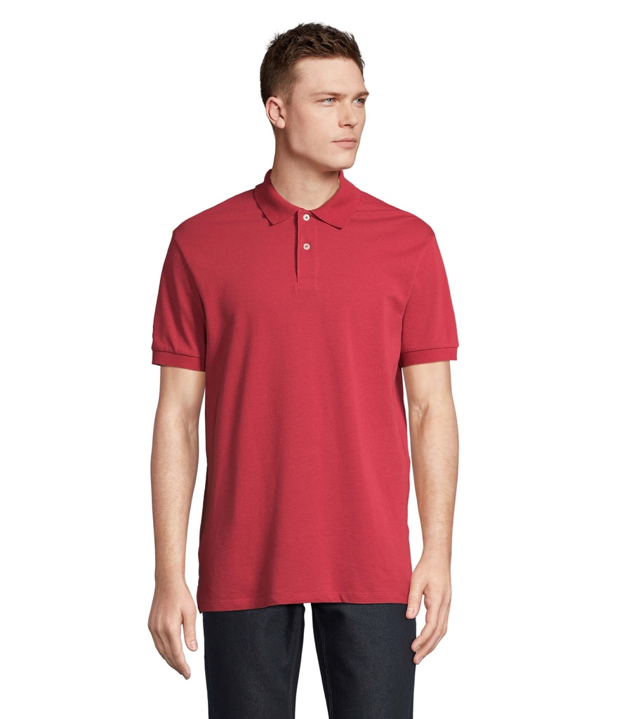 PACIFIC MEN POLO S04439-FR - Folk Red Twin