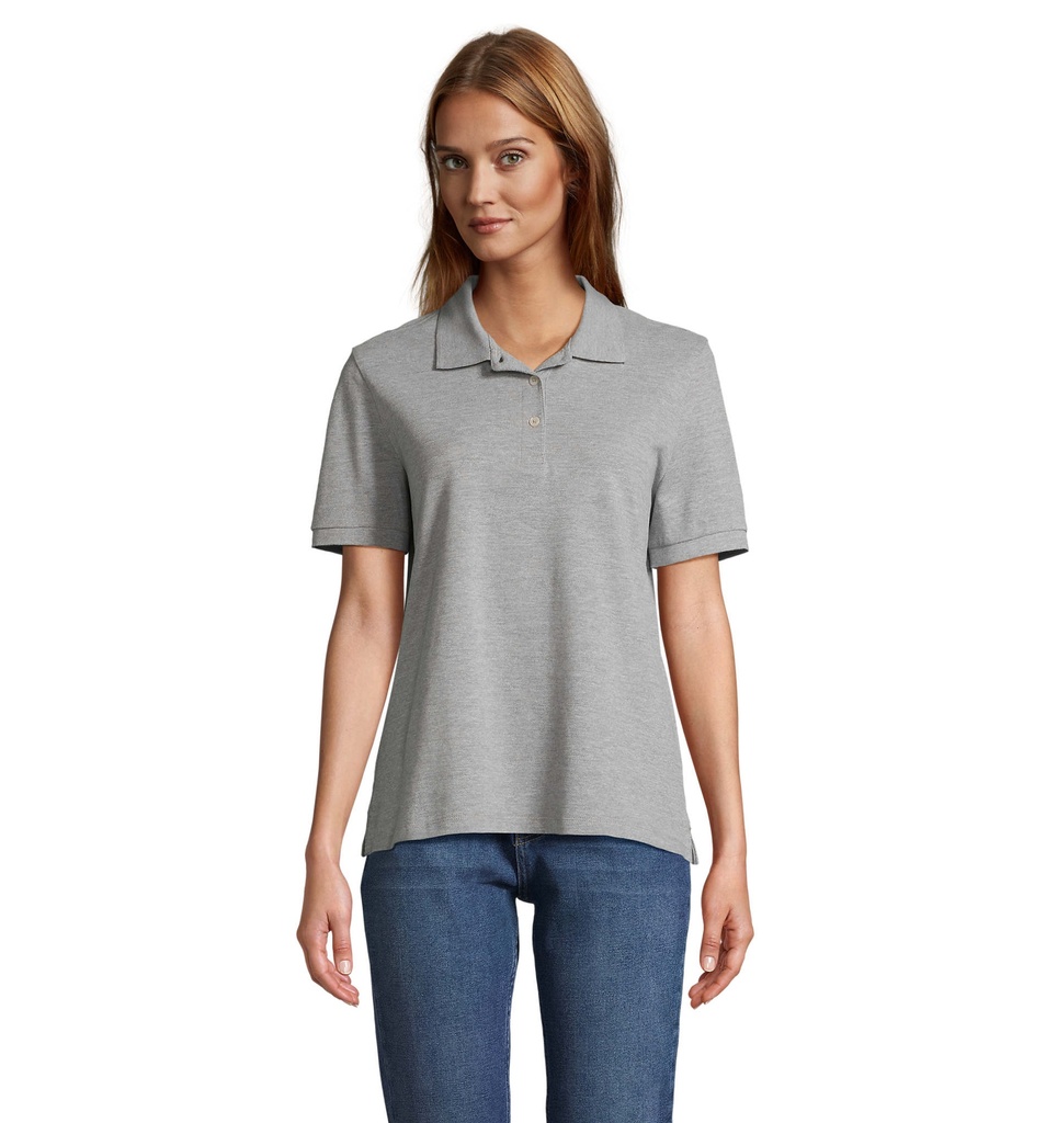PACIFIC WOMEN POLO S04440-GY - Szary Melanz 2