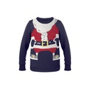 Sweter swiateczny S/M CX1521-04 - Niebieski