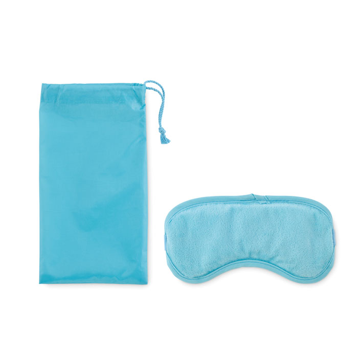 Dwustronna chlodzaca maska na oczy MO2509-66 - Baby Blue
