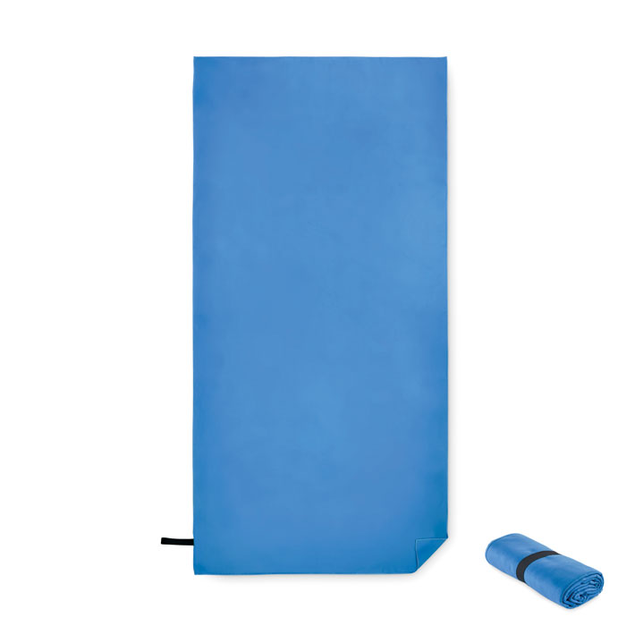 Dwustronny recznik z mikrofibry MO2583-04 - Niebieski