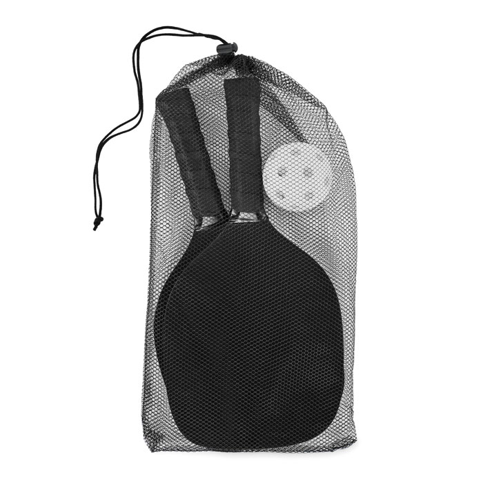 Zestaw paletek do gry w piklke MO2701-03 - Czarny