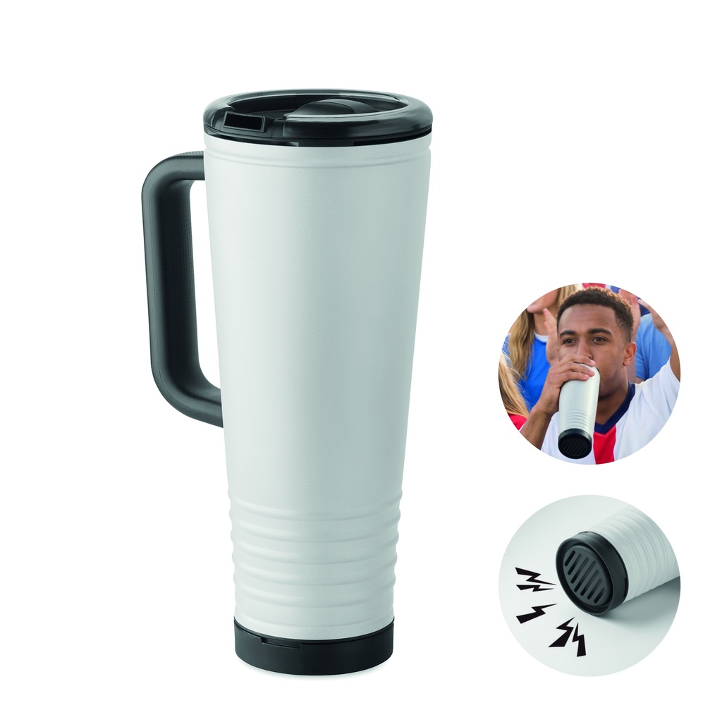Dwuscienny kubek Howler 700 ml MO2995-06 - Bialy