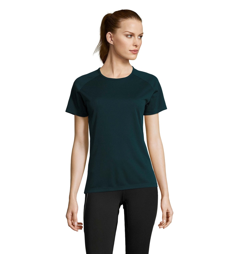 SPORTY Damski T-Shirt 140g S01159-PB - Blekit Naftowy