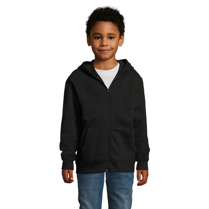 STONE Dzieciecy hoodie S02092-BK - Czarny