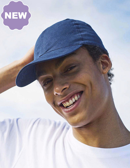 Czapka z daszkiem klasyczna bawełna organiczna NE93091 - Pink