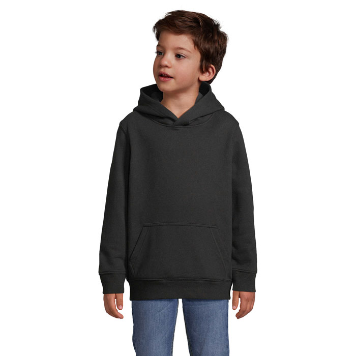 CONDOR KIDS Bluza z kapturem S04238-BK - Czarny