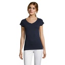 MOON Damski T-SHIRT 150g S11388-FN - French Navy