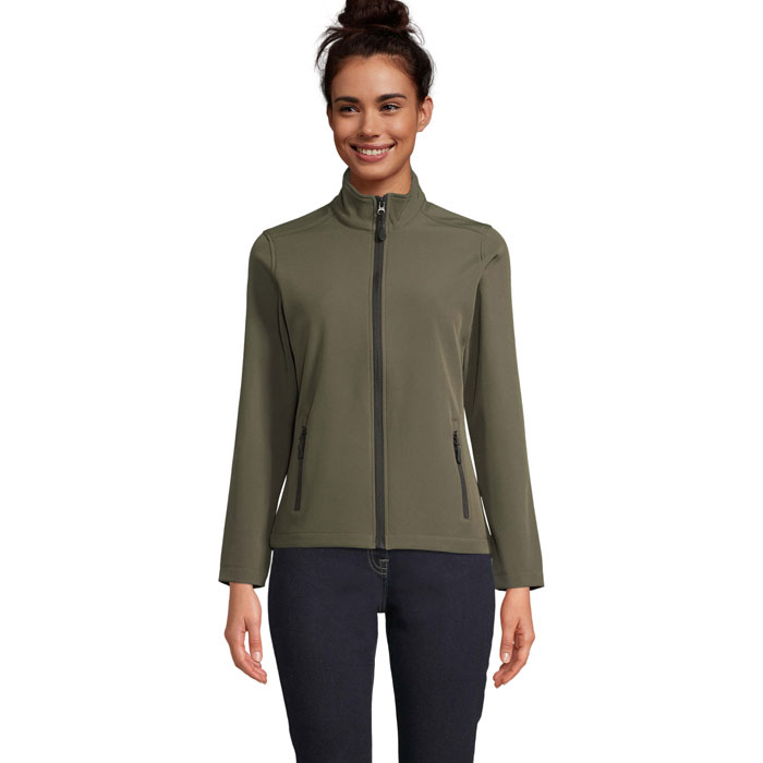 RACE Damskie Softsh. Kurtka S01194-AR - Army