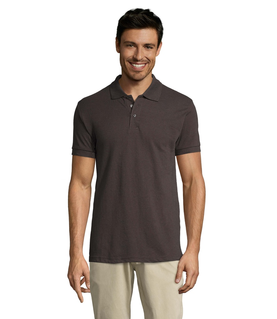PRIME Meskie polo 200g S00571-DG - Ciemny Szary