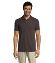 PRIME Meskie polo 200g S00571-DG - Ciemny Szary