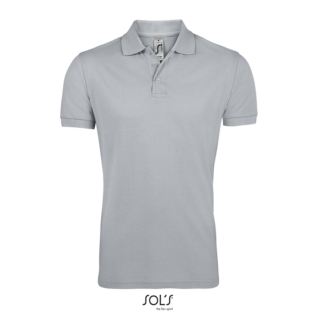 PRIME Meskie polo 200g S00571-PG - Pure Grey