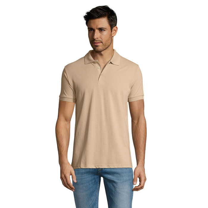 PRIME Meskie polo 200g S00571-SA - Sand