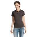 PRIME Damskie POLO 200g S00573-DG - Ciemny Szary