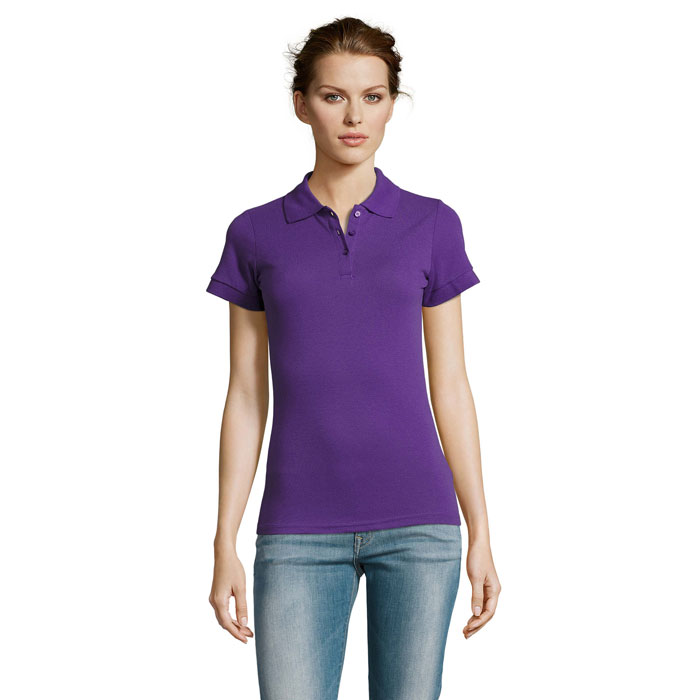 PRIME Damskie POLO 200g - Dark Purple