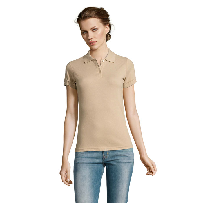 PRIME Damskie POLO 200g S00573-SA - Sand