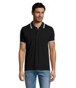 PASADENA MĘSKA POLO S00577-BC - Negro/Blanco