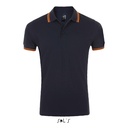 PASADENA MESKA POLO S00577-FO - French Navy/Neon Orange
