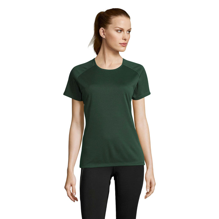 SPORTY Damski T-Shirt 140g S01159-FG - Ciemno-Zielony