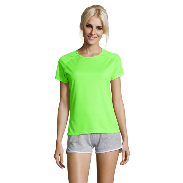 SPORTY Damski T-Shirt 140g S01159-NG - Neon Green