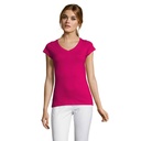 MOON Damski T-SHIRT 150g S11388-FU - Fuchsia