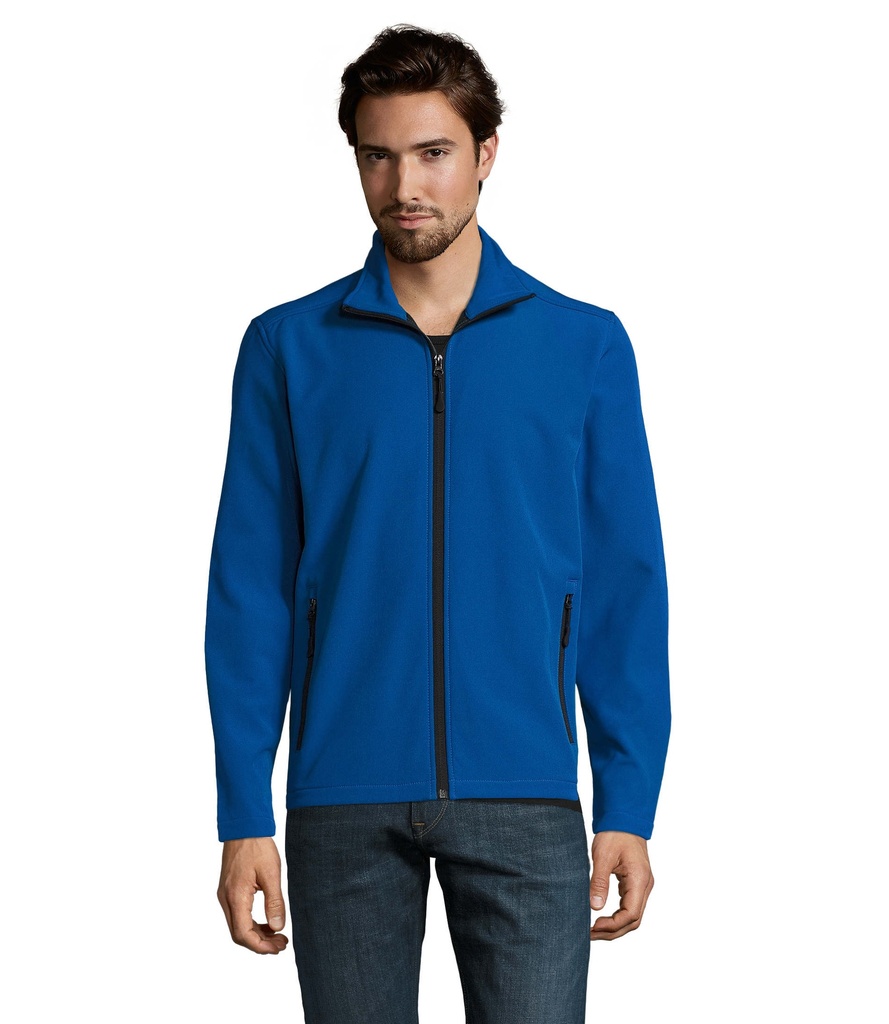 RACE meski softshell S01195-RB - Niebieski