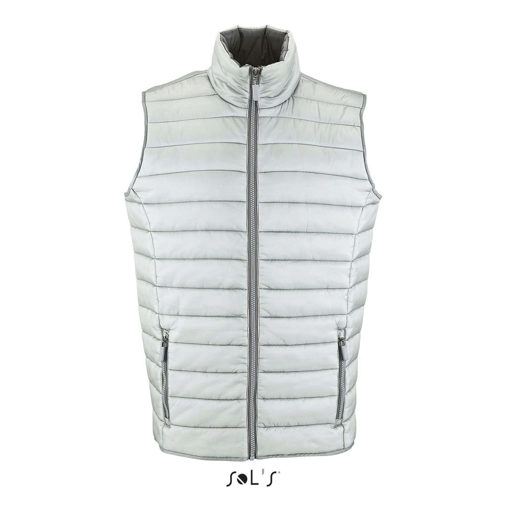 WAVE MEN Bezrekawnik S01436-MG - Metal Grey