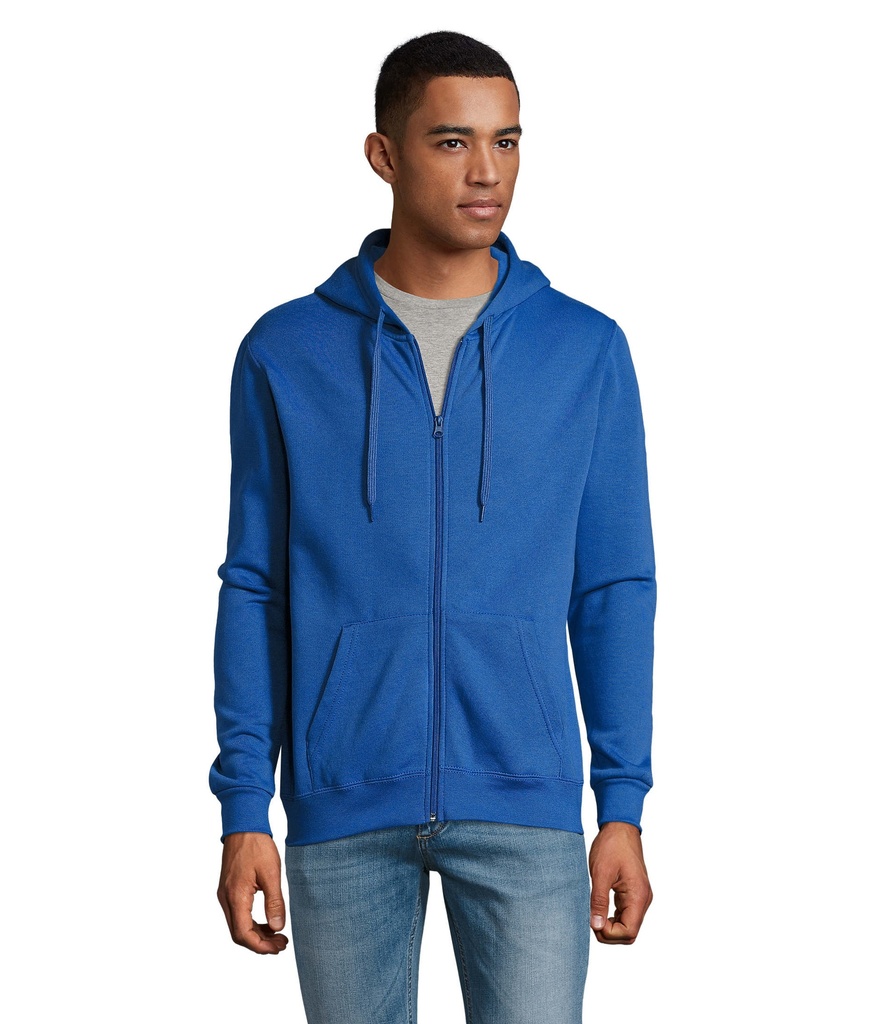 STONE UNI HOODIE 260g S01714-RB - Niebieski