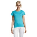 REGENT Damski T-Shirt 150g S01825-AL - Niebieski Atol