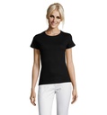 REGENT Damski T-Shirt 150g S01825-DB - Deep Black