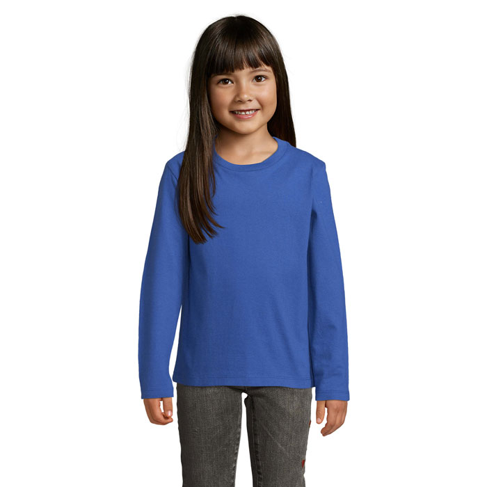 IMPERIAL LSL KIDS T-SHIRT S02947-RB - Niebieski