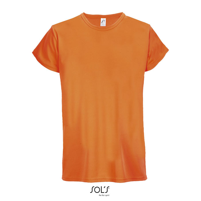 SPRINT UNI T-SHIRT 130g S02995-NO - Neonowy Pomarańczowy