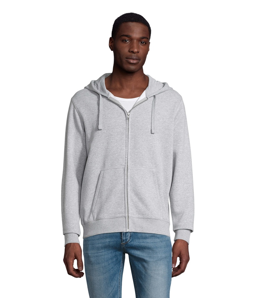 SPIKE HOOD Meskie 280gr S03105-GY - Szary Melanz 2